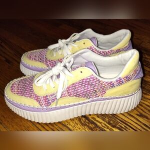 Coconuts, vegan platform sneakers size 11w